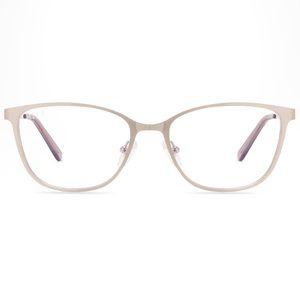 DIFF Carmen Bluelight Glasses Brushed Rose Gold Blue Light Blocking Glasses